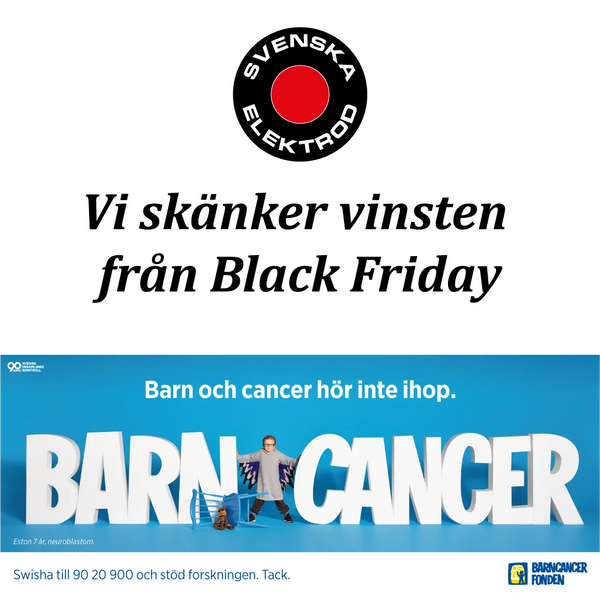 Vi skänker vinsten från Black Friday #antiblackfriday