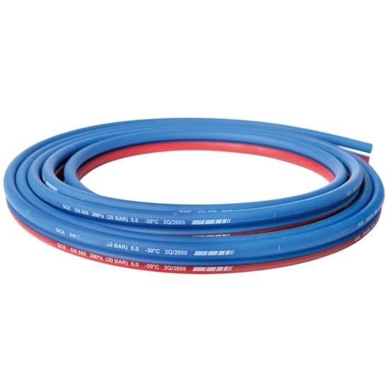 TVILLINGSLANG BLÅ RÖD 8–8MM O2 AC 40M
