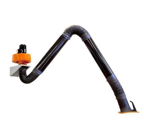 Exhaust Set - 4 m Arm, rigid metal tube arm