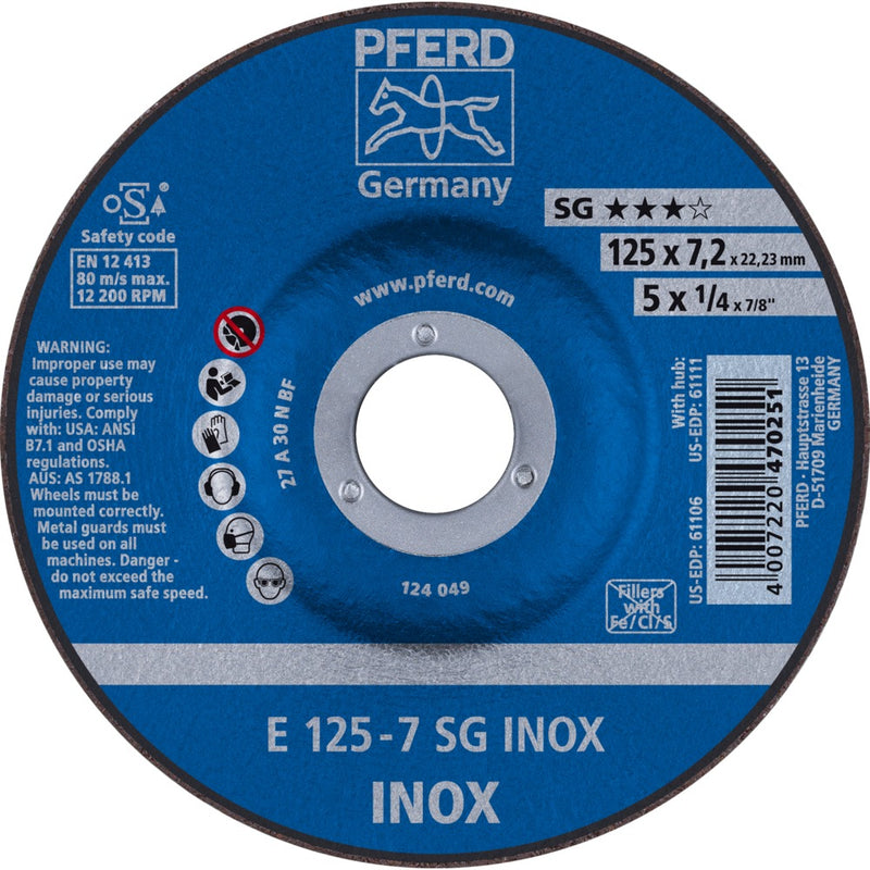 PFERD Navrondeller E 125-7 SG INOX