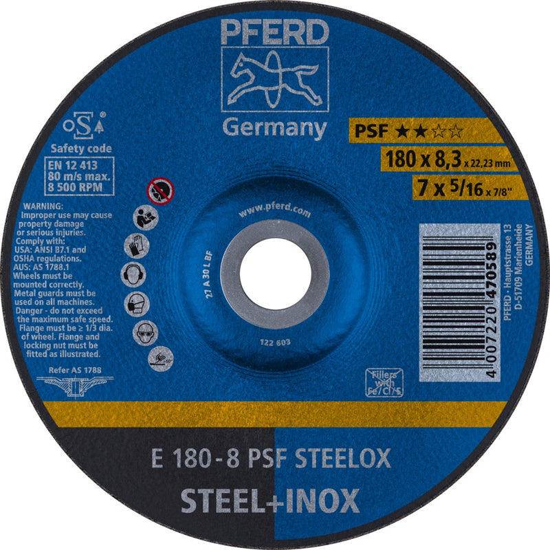 PFERD Navrondeller E 180-8 PSF STEELOX