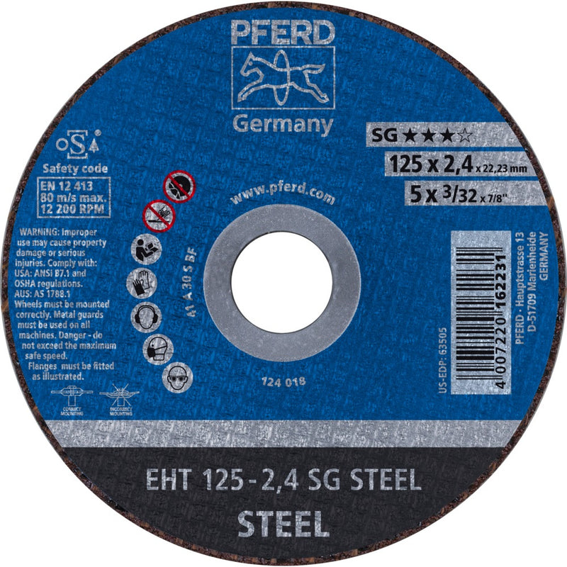 PFERD Kapskivor EHT 125-2,4 SG STEEL