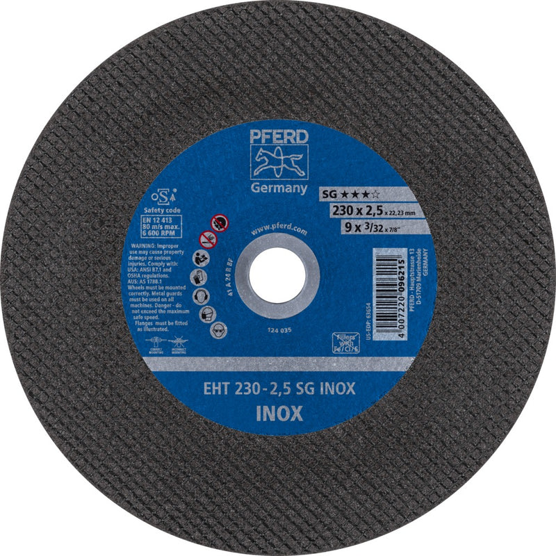 PFERD Kapskivor EHT 230-2,5 SG INOX