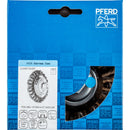 PFERD Koniska borstar med gänga, virad tråd POS KBG 11515/M14 CT INOX 0,50